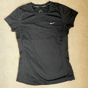 Nike Dri Fit Black Running Shirt